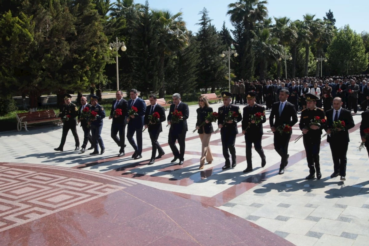Salyanda Heydər Əliyevin anadan olmasının 103 illiyi qeyd olundu — FOTOLAR