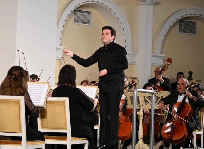Filarmoniyada Heydər Əliyevin anadan olmasının 103 illiyinə həsr olunmuş konsert keçirildi — FOTOLAR