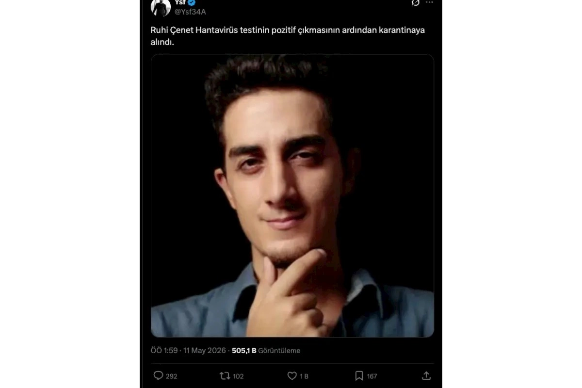 Ruhi Çenet də hantavirusa yoluxub?