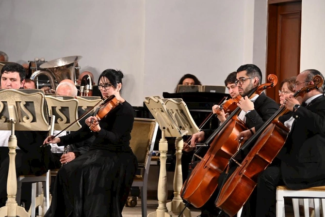 Filarmoniyada Heydər Əliyevin anadan olmasının 103 illiyinə həsr olunmuş konsert keçirildi — FOTOLAR