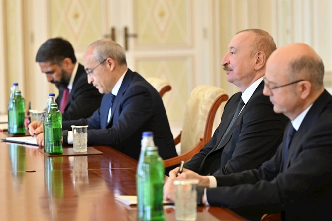 Prezident bp şirkətinin baş icraçı direktorunu qəbul etdi — FOTOLAR