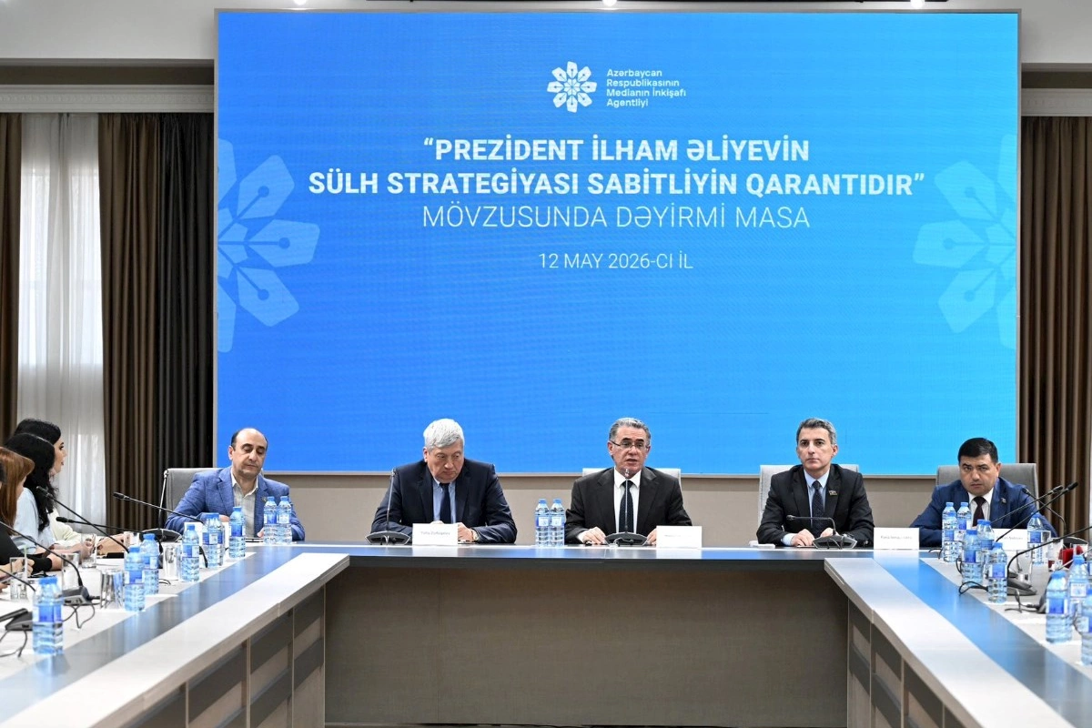 MEDİA-da Prezident İlham Əliyevin sülh strategiyasına həsr olunan dəyirmi masa keçirildi — FOTOLAR