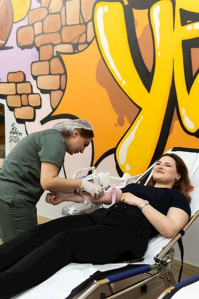 Yelo Bank əməkdaşlarından donorluq təşəbbüsü: Qan ver, həyat qurtar! — FOTOLAR Yelo Bank əməkdaşlarından donorluq təşəbbüsü: Qan ver, həyat qurtar! — FOTOLAR