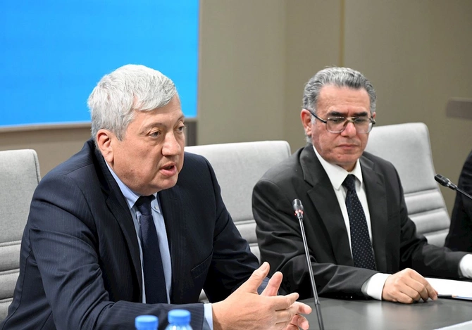 MEDİA-da Prezident İlham Əliyevin sülh strategiyasına həsr olunan dəyirmi masa keçirildi — FOTOLAR MEDİA-da Prezident İlham Əliyevin sülh strategiyasına həsr olunan dəyirmi masa keçirildi — FOTOLAR