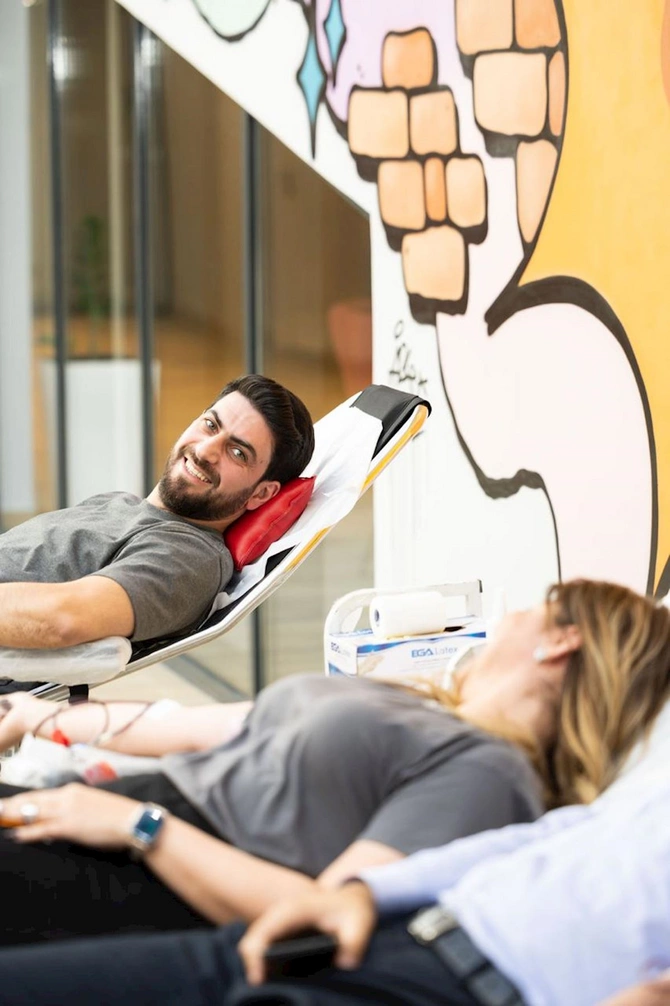 Yelo Bank əməkdaşlarından donorluq təşəbbüsü: Qan ver, həyat qurtar! — FOTOLAR Yelo Bank əməkdaşlarından donorluq təşəbbüsü: Qan ver, həyat qurtar! — FOTOLAR