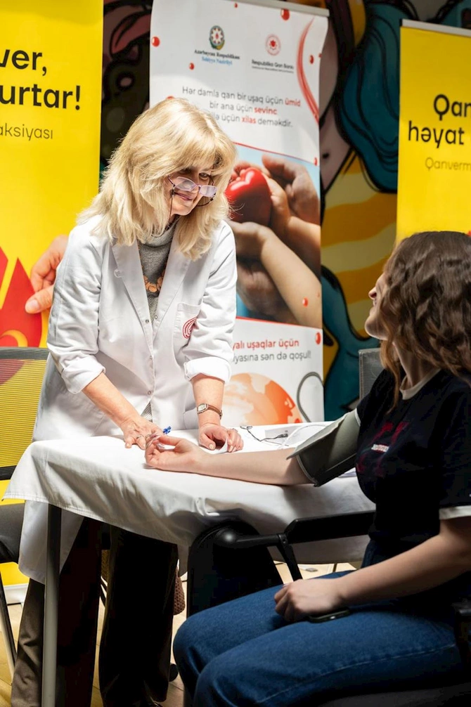 Yelo Bank əməkdaşlarından donorluq təşəbbüsü: Qan ver, həyat qurtar! — FOTOLAR Yelo Bank əməkdaşlarından donorluq təşəbbüsü: Qan ver, həyat qurtar! — FOTOLAR