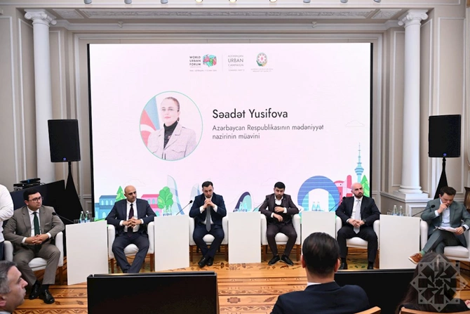WUF13 çərçivəsində mədəni irs və rəqəmsal texnologiyalar müzakirə olunub — FOTOLAR WUF13 çərçivəsində mədəni irs və rəqəmsal texnologiyalar müzakirə olunub — FOTOLAR