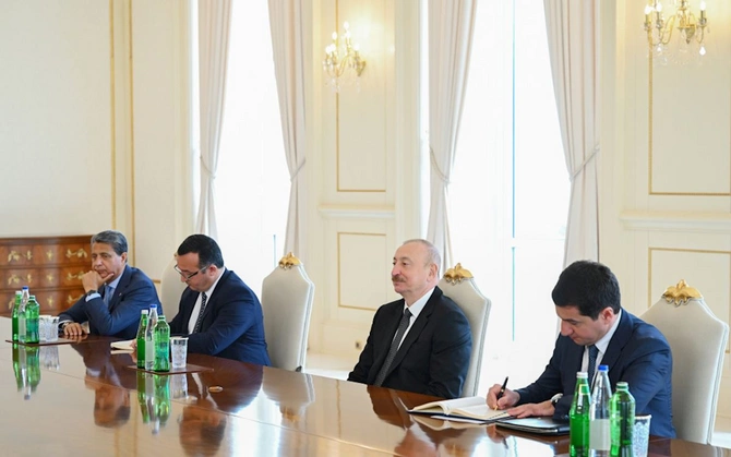 İlham Əliyev Slovakiya Milli Şurası sədrini qəbul edib — FOTOLAR İlham Əliyev Slovakiya Milli Şurası sədrini qəbul edib — FOTOLAR