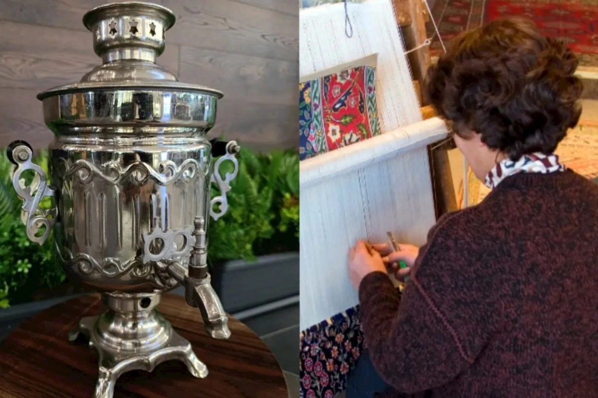 Azərbaycanda çox evdə olan bu samovar və xalçaları 10 min dollara alırlar — FOTOLAR