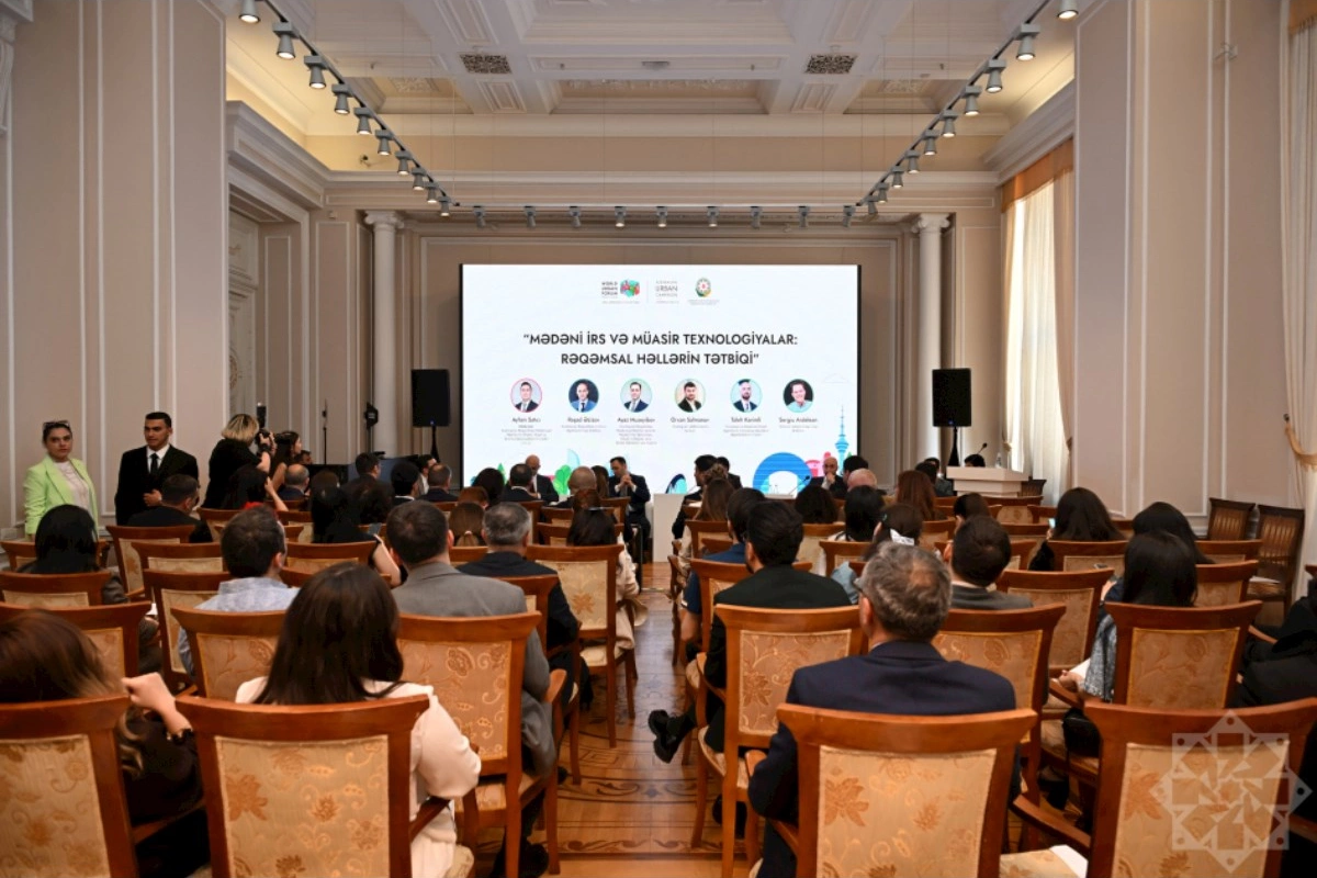WUF13 çərçivəsində mədəni irs və rəqəmsal texnologiyalar müzakirə olunub — FOTOLAR
