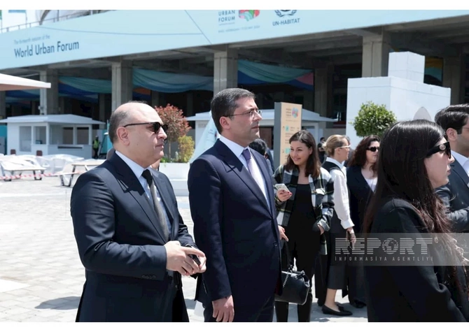 Media nümayəndələri WUF13-lə bağlı görülən işlərlə tanış olublar — FOTOLAR Media nümayəndələri WUF13-lə bağlı görülən işlərlə tanış olublar — FOTOLAR