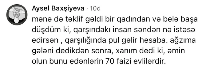 Bloqerlərin paylaşdığı iş elanı qızları əxlaqsız platformalara yönləndirir — FOTOFAKT