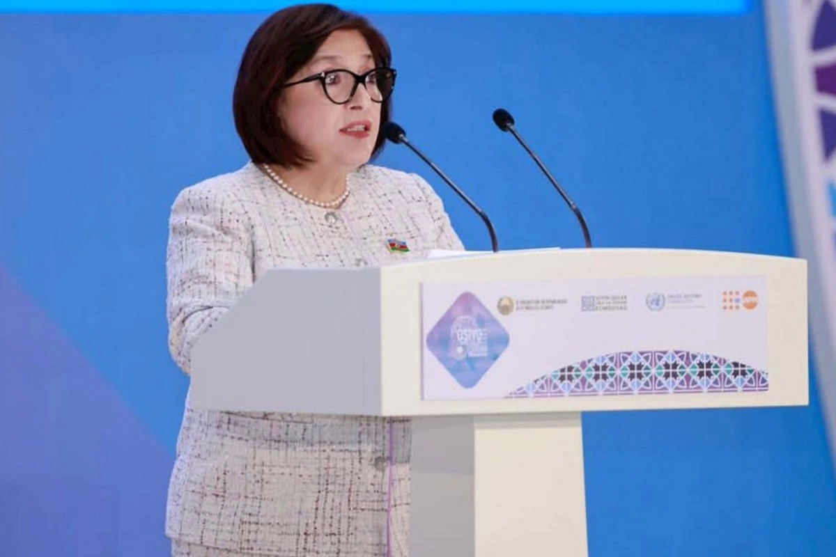 Sahibə Qafarova Buxarada Forumda iştirak etdi — FOTOLAR