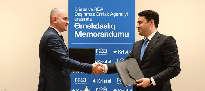 “Kristal” və “REA” Daşınmaz Əmlak Agentliyi arasında əməkdaşlıq memorandumu imzalanıb!