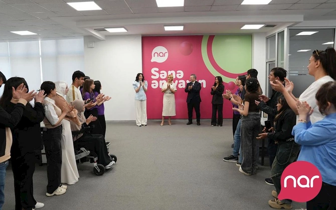 “Nar” WUF 13 çərçivəsində inklüziv təcrübə proqramı iştirakçılarını təltif edib — FOTOLAR “Nar” WUF 13 çərçivəsində inklüziv təcrübə proqramı iştirakçılarını təltif edib — FOTOLAR