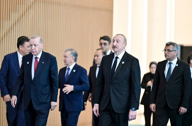 TDT liderləri Türk Sivilizasiyası Mərkəzinin təməlqoyma mərasimində iştirak ediblər — FOTOLAR