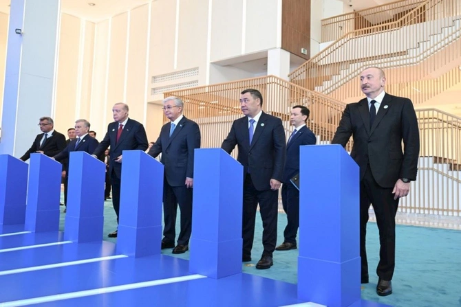 TDT liderləri Türk Sivilizasiyası Mərkəzinin təməlqoyma mərasimində iştirak ediblər — FOTOLAR