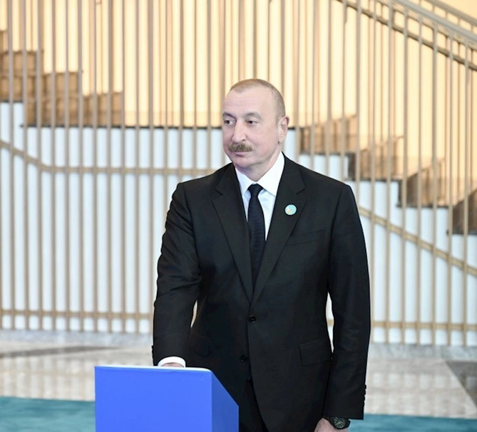 TDT liderləri Türk Sivilizasiyası Mərkəzinin təməlqoyma mərasimində iştirak ediblər — FOTOLAR