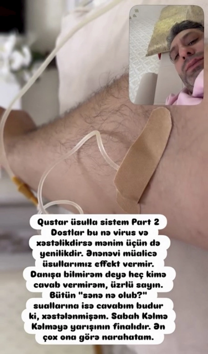 Müalicə effekt vermir — Elcana nə olub? (FOTO)