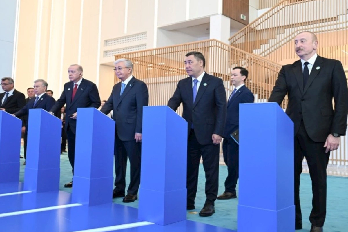TDT liderləri Türk Sivilizasiyası Mərkəzinin təməlqoyma mərasimində iştirak ediblər — FOTOLAR