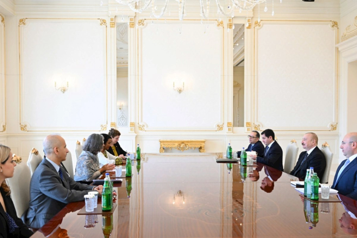 İlham Əliyev Anaklaudia Rossbaxı qəbul etdi