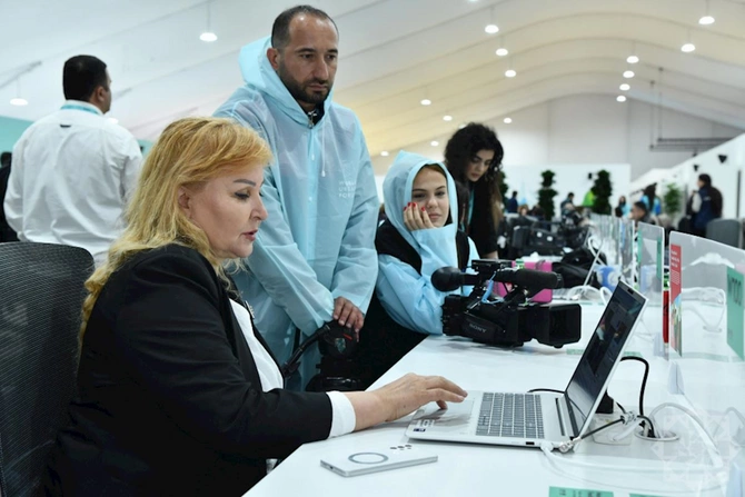WUF13-ün Media Mərkəzində qızğın iş gedir — FOTOLAR WUF13-ün Media Mərkəzində qızğın iş gedir — FOTOLAR