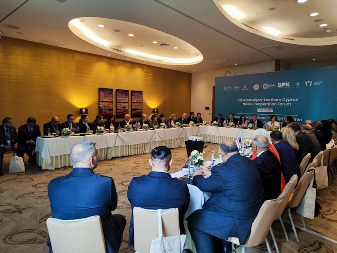 Azərbaycan–Şimali Kipr QHT-lərinin I Əməkdaşlıq Forumları keçirilib — FOTOLAR