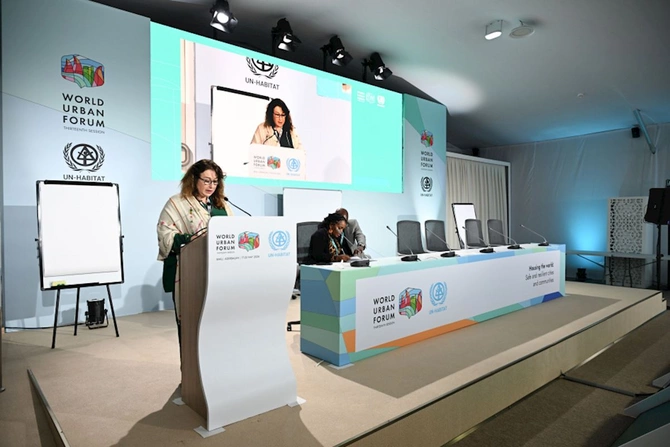WUF13 çərçivəsində Kütləvi və Vətəndaş Cəmiyyəti Təşkilatları Assambleyasının yekun iclası başlayıb — FOTOLAR