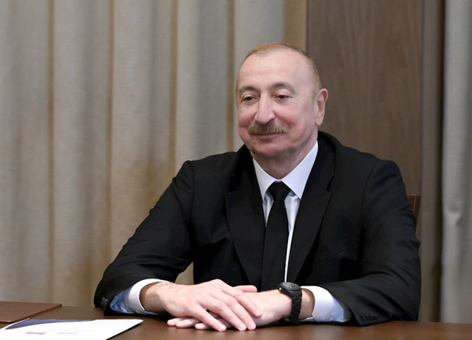 İlham Əliyev Şavkat Mirziyoyevlə görüşdü — FOTOLAR