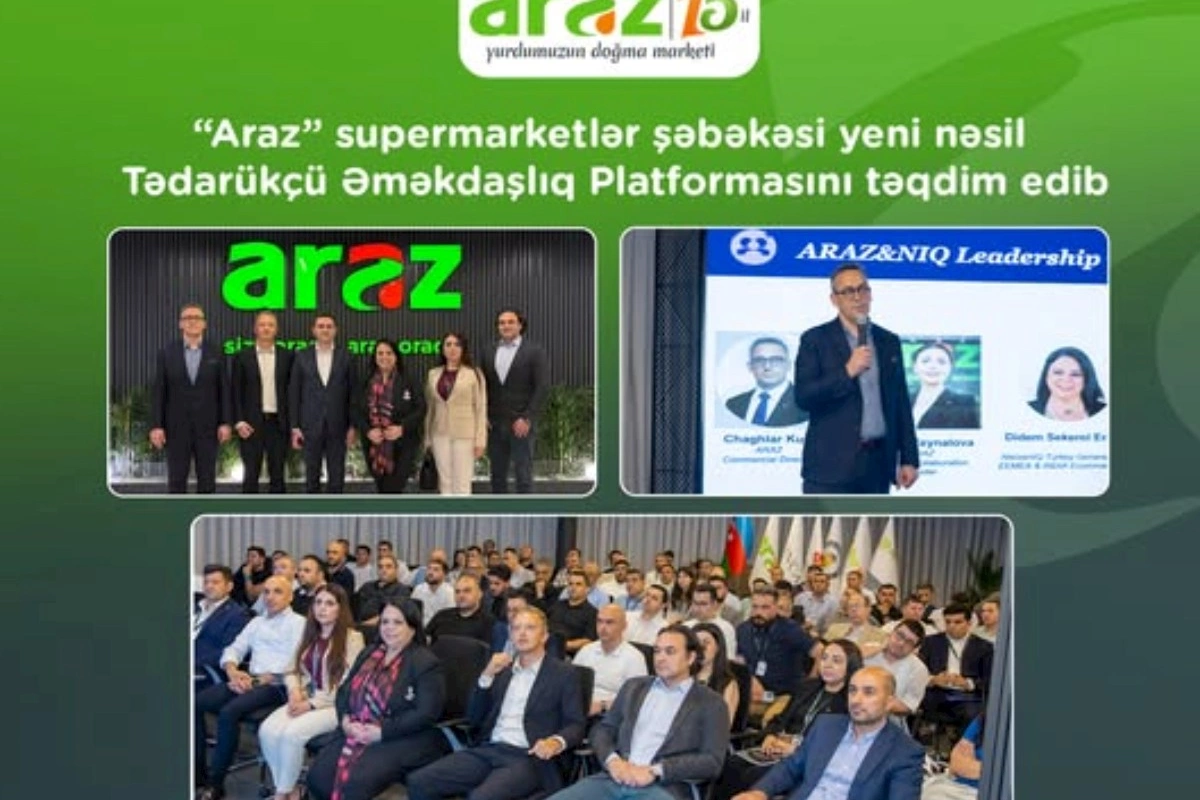Araz supermarketlər şəbəkəsi yeni nəsil Tədarükçü Əməkdaşlıq Platformasını təqdim etdi — FOTOLAR