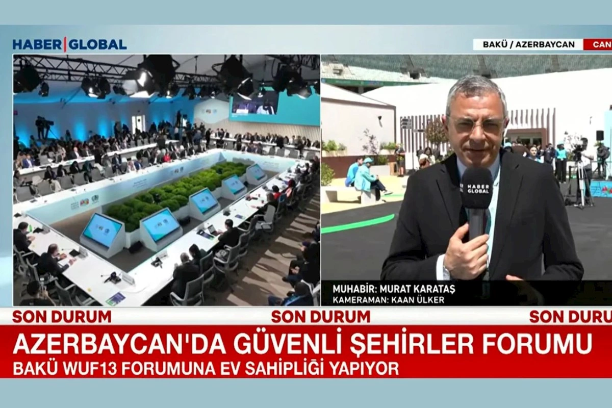 Türkiyənin Haber Global kanalı WUF13-ün ikinci günündən videoreportaj hazırlayıb — VİDEO