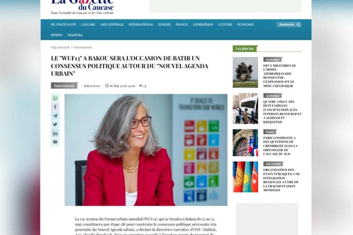 Bakıdakı WUF13 dünya mediasının diqqətində — FOTOLAR