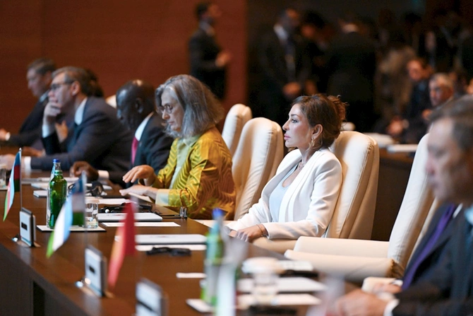 İlham Əliyevlə xanımının tədbirdən FOTOLARI