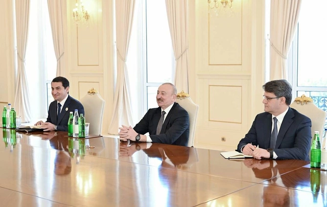 Prezident İlham Əliyev Slovakiya Baş nazirinin müavinini qəbul edib — FOTOLAR