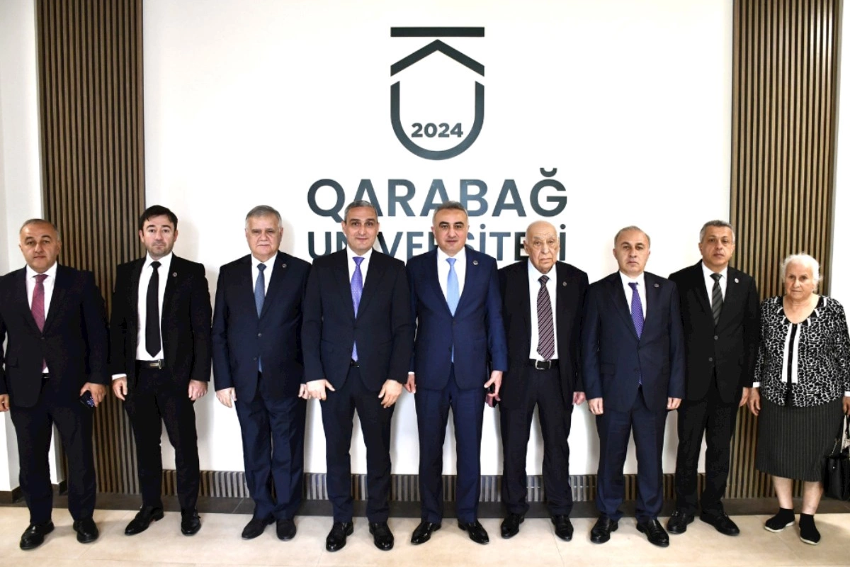 Vəkillər Kollegiyasının nümayəndə heyəti Qarabağ Universitetində olub — FOTOLAR