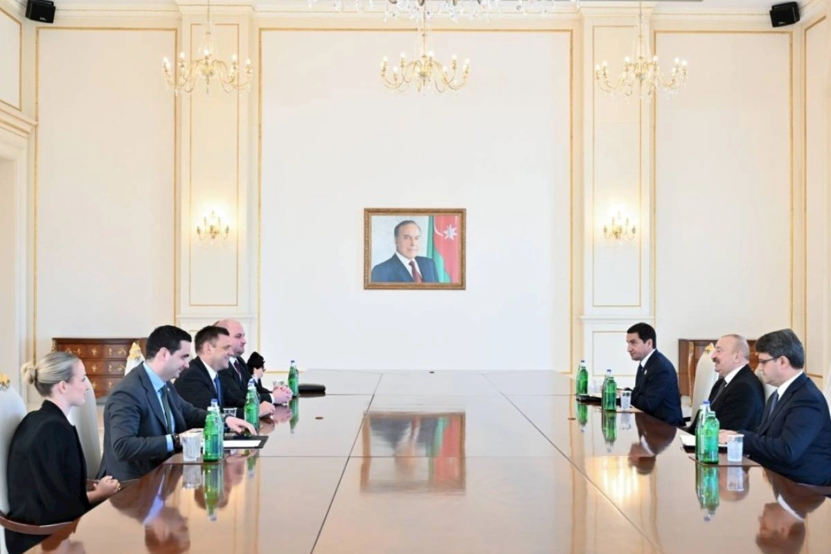 Prezident İlham Əliyev Slovakiya Baş nazirinin müavinini qəbul edib — FOTOLAR