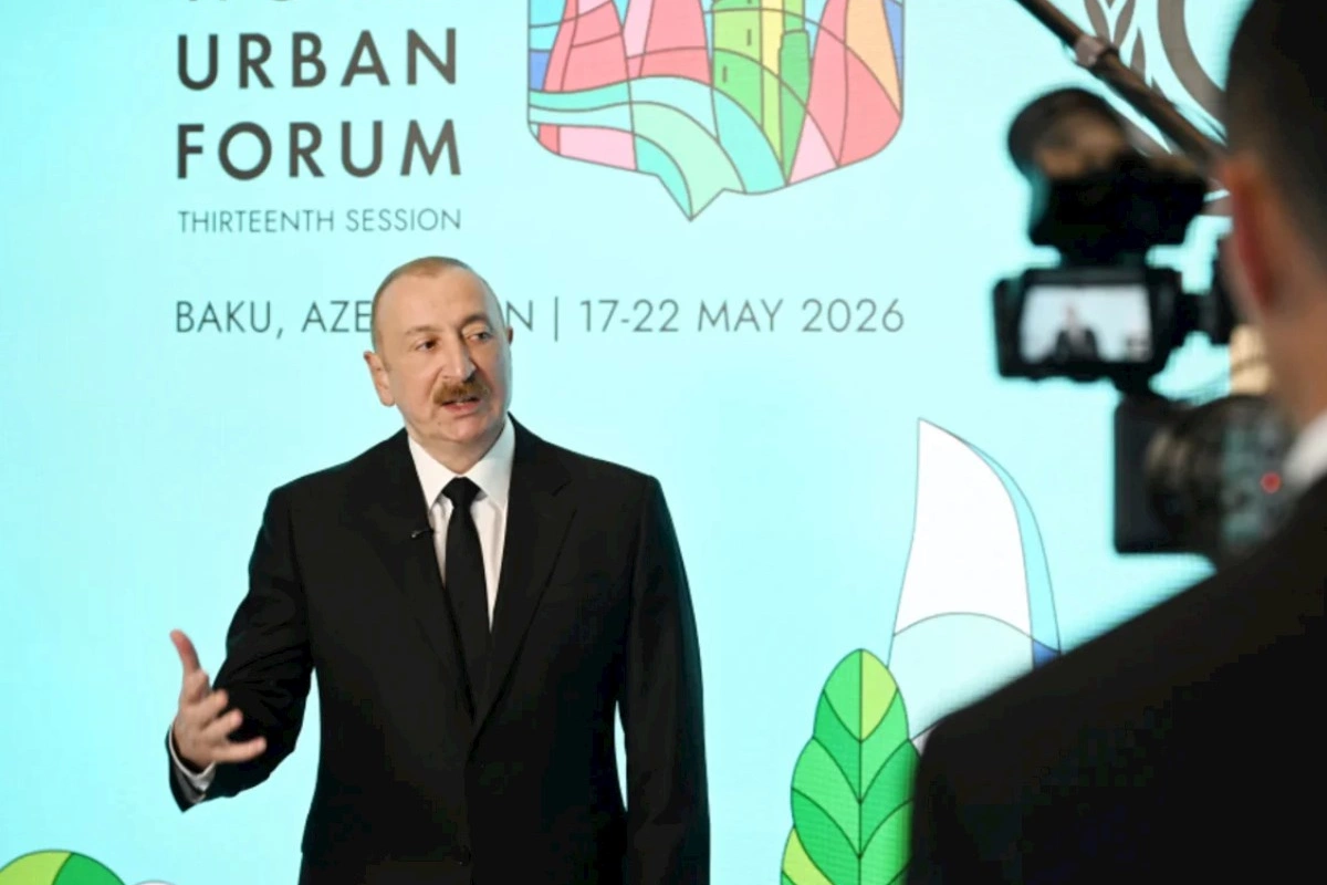 Prezident İlham Əliyev Euronews televiziyasına müsahibə verib — FOTOLAR