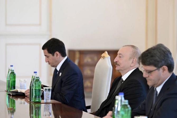 Prezident İlham Əliyev Slovakiya Baş nazirinin müavinini qəbul edib — FOTOLAR