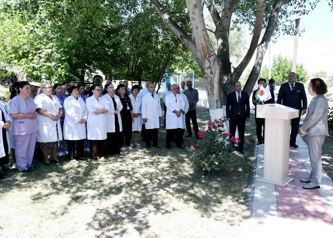 Ağdaşın Aşağı Nemətabad Ailə Sağlamlıq Mərkəzi açıldı — FOTOLAR Ağdaşın Aşağı Nemətabad Ailə Sağlamlıq Mərkəzi açıldı — FOTOLAR