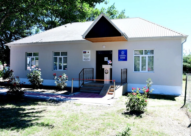 Ağdaşın Aşağı Nemətabad Ailə Sağlamlıq Mərkəzi açıldı — FOTOLAR Ağdaşın Aşağı Nemətabad Ailə Sağlamlıq Mərkəzi açıldı — FOTOLAR