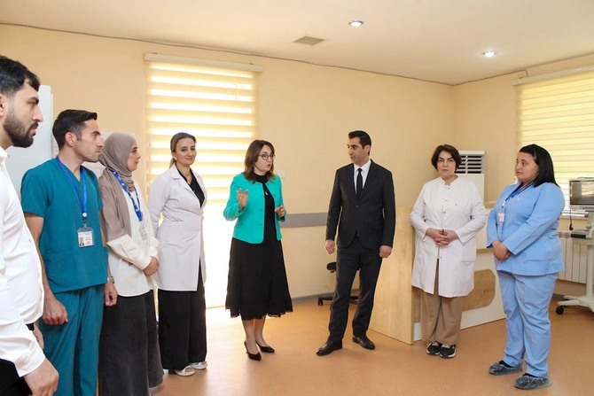 Ucar Rayon Mərkəzi Xəstəxanasında yeni Hemodializ şöbəsinin açılışı olub — FOTOLAR
