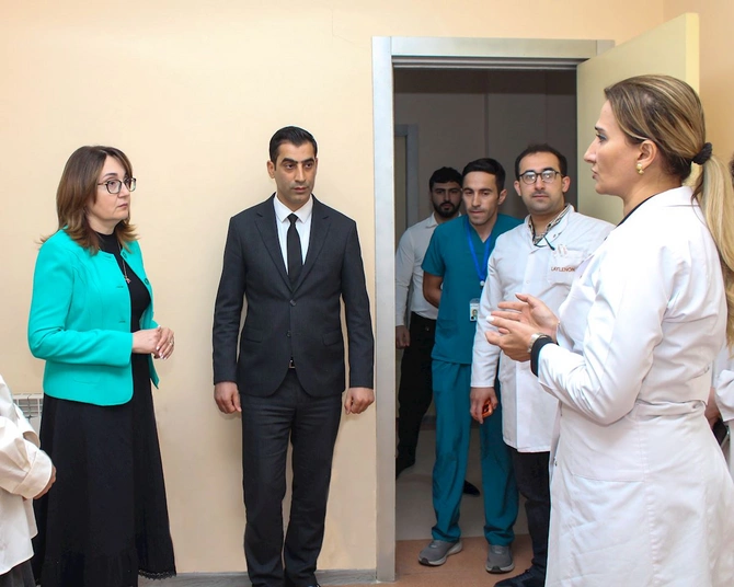 Ucar Rayon Mərkəzi Xəstəxanasında yeni Hemodializ şöbəsinin açılışı olub — FOTOLAR