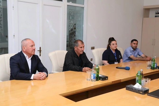Azəriqaz İB-nin baş direktoru Ağstafada vətəndaş qəbulu keçirib — FOTOLAR