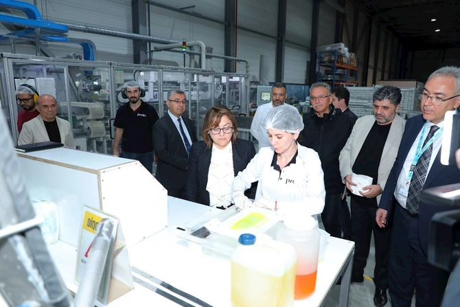 Qaziantep bələdiyyəsinin sədri Bakıda Predonun fabrikini ziyarət etdi — FOTOLAR