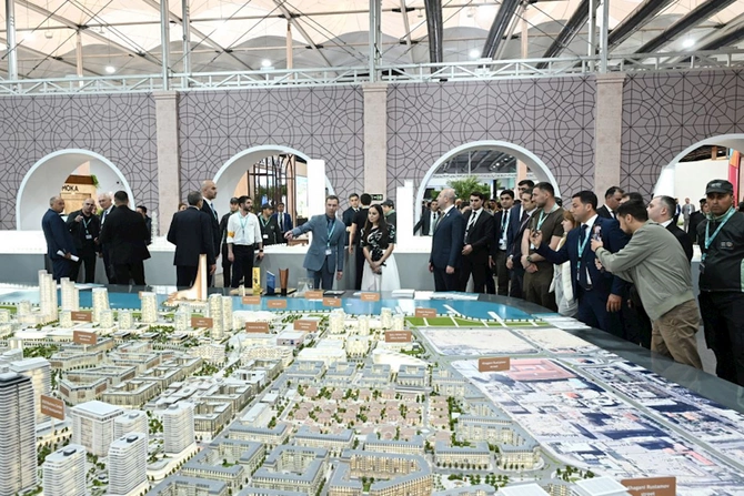 Leyla Əliyeva və Arzu Əliyeva Urban Expo sərgisində — FOTOLAR