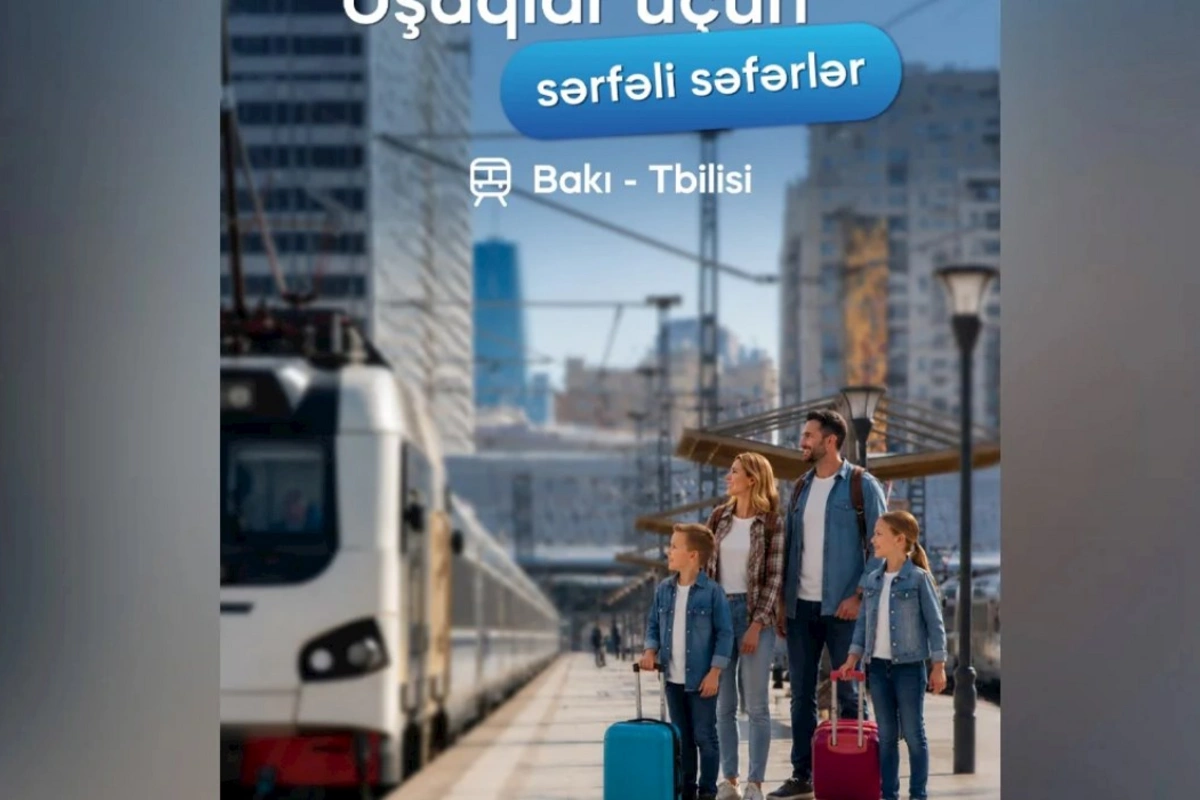 Bakı–Tbilisi–Bakı qatarında uşaqlar üçün endirimli səfər şərtləri açıqlanıb