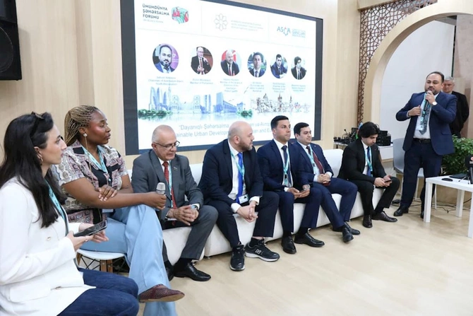 ASGA WUF13 çərçivəsində Dayanıqlı şəhərsalma: Azərbaycan və Avropa təcrübəsi mövzusunda tədbir keçirib — FOTOLAR ASGA WUF13 çərçivəsində Dayanıqlı şəhərsalma: Azərbaycan və Avropa təcrübəsi mövzusunda tədbir keçirib — FOTOLAR