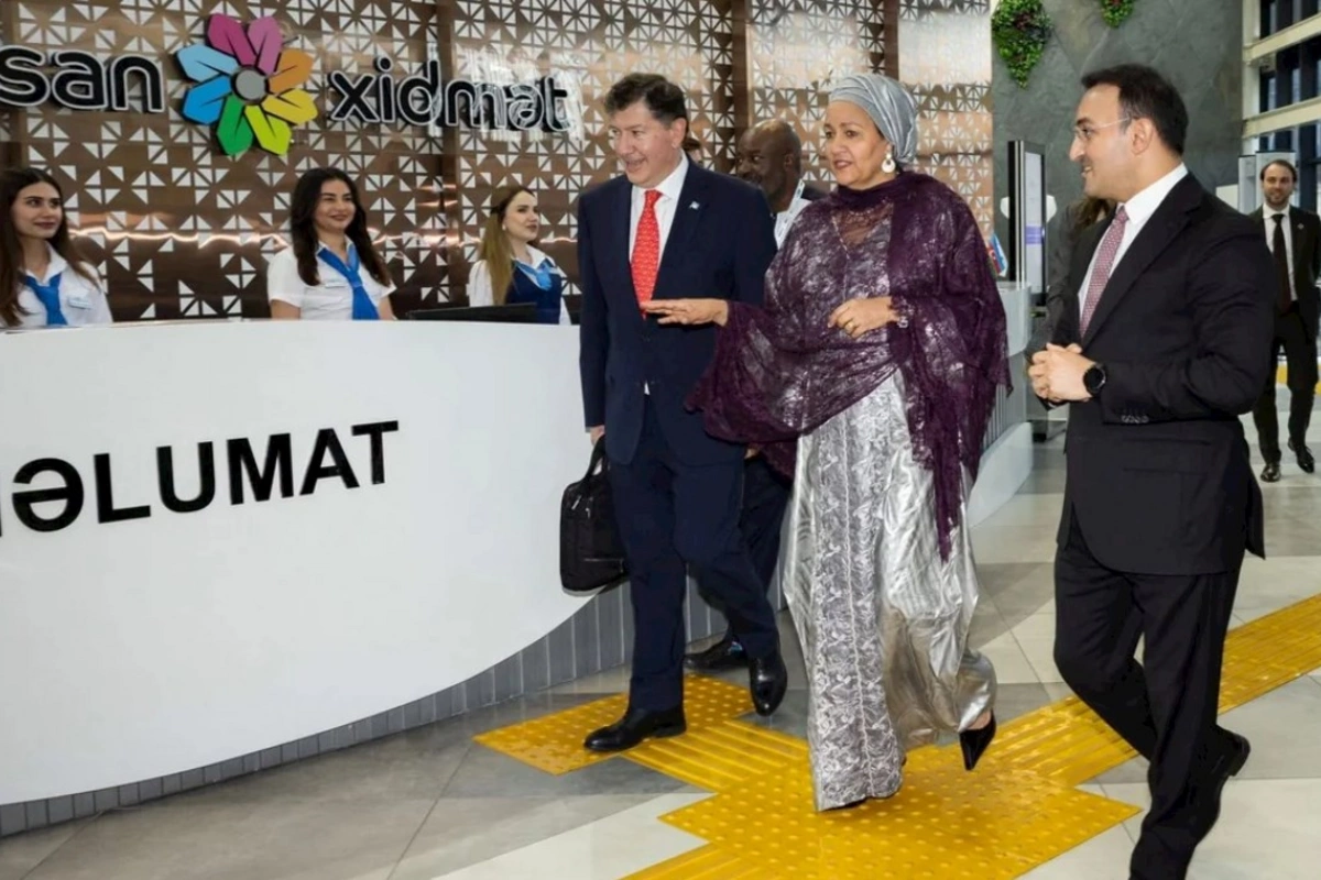 BMT baş katibinin müavini ASAN xidmətdə — FOTOLAR