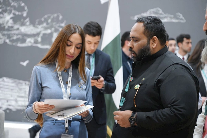 Leyla Əliyeva və Arzu Əliyeva Urban Expo sərgisində — FOTOLAR
