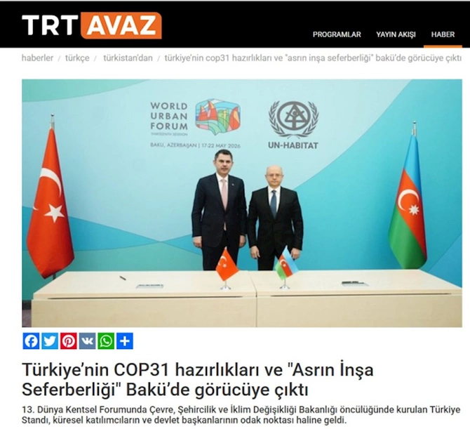 Dünya mediası WUF13-ün qlobal şəhərsalma siyasətində yeni yol xəritəsinin müəyyənləşməsində rolundan yazıb — FOTOLAR